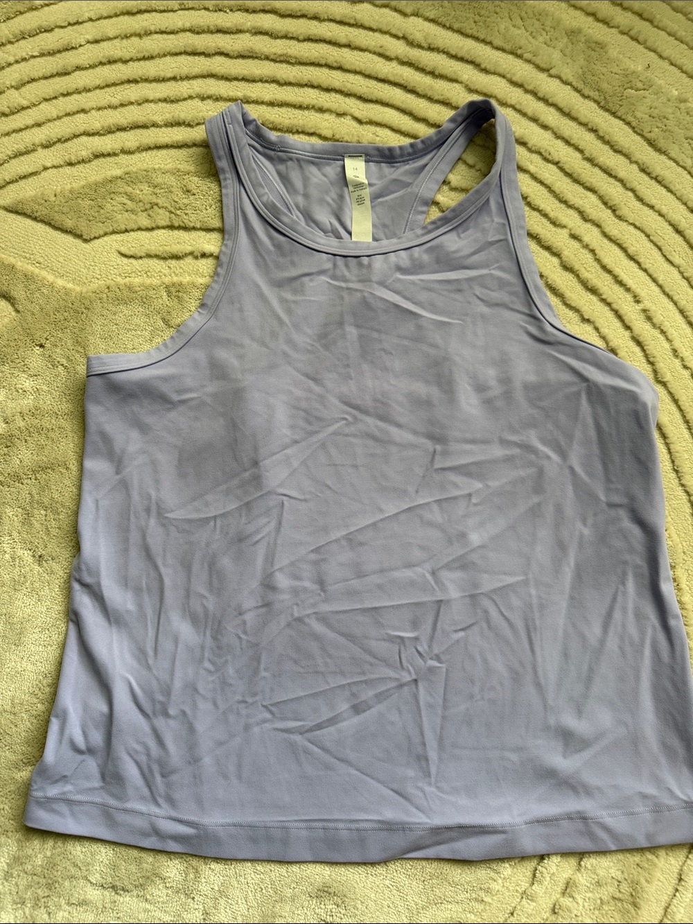 lululemon athletica Light Lavender Racerback Tank